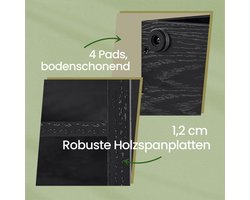 Elegante Schoenenbank met Zachte Zitting – Zwart Design – foto 2