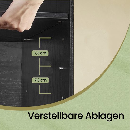 Elegante Schoenenbank met Zachte Zitting – Zwart Design – foto 4