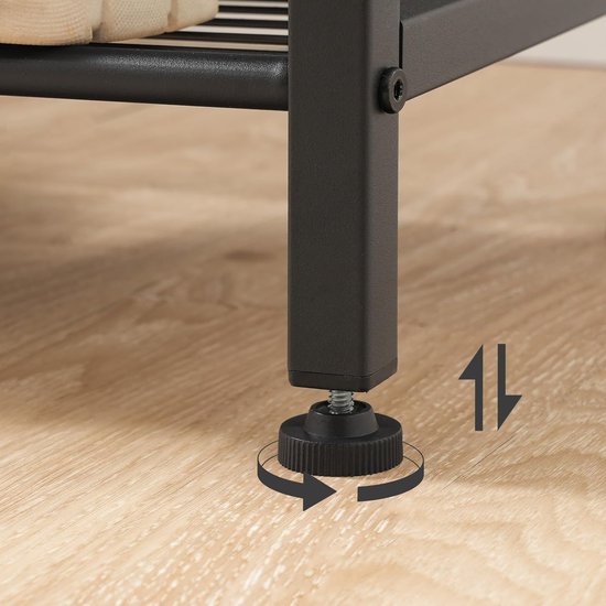 Hoog Schoenenrek met 12 Niveaus en Verstelbare Metalen Planken – foto 4