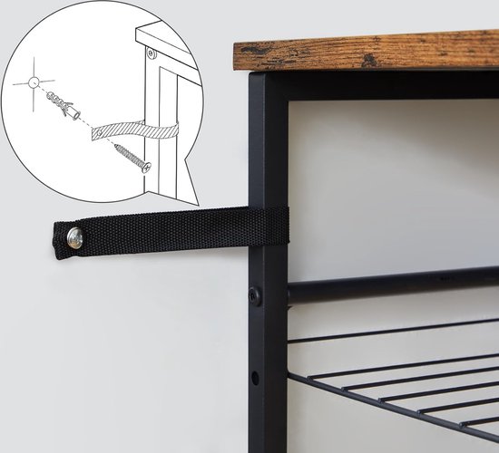 Hoog Schoenenrek met 12 Niveaus en Verstelbare Metalen Planken – foto 6