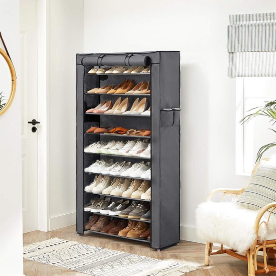 Ruim Schoenenrek met Stofkap en 10 Niveaus voor 40 Paar Schoenen – foto 5