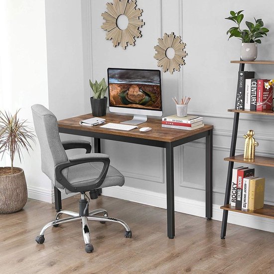 Elegant Bruin Bureau - Stijlvol en Functioneel voor Thuis of Kantoor – foto 5