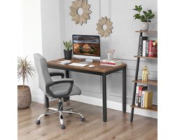 Elegant Bruin Bureau - Stijlvol en Functioneel voor Thuis of Kantoor – foto 6