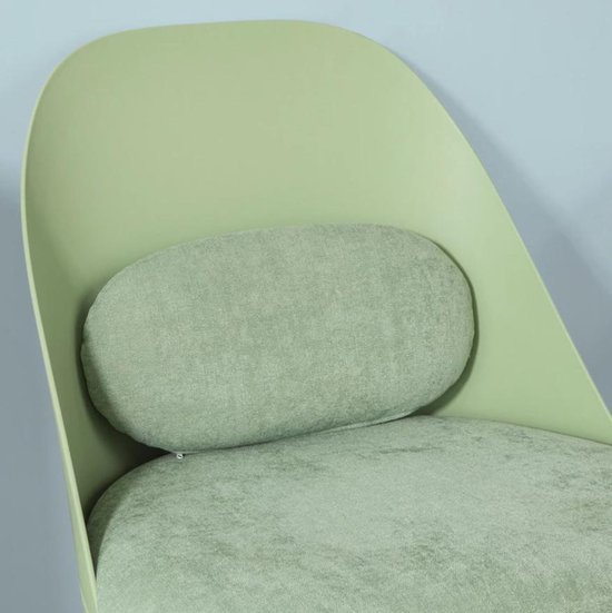 Comfortabele Fauteuil Set - Mintgroen met Voetenbank en Vloerbescherming – foto 6