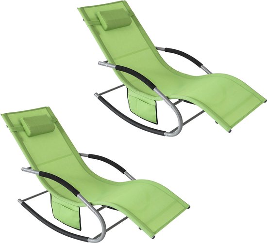Comfortabele Ligbedden Set - Groen (2 stuks) – foto 3