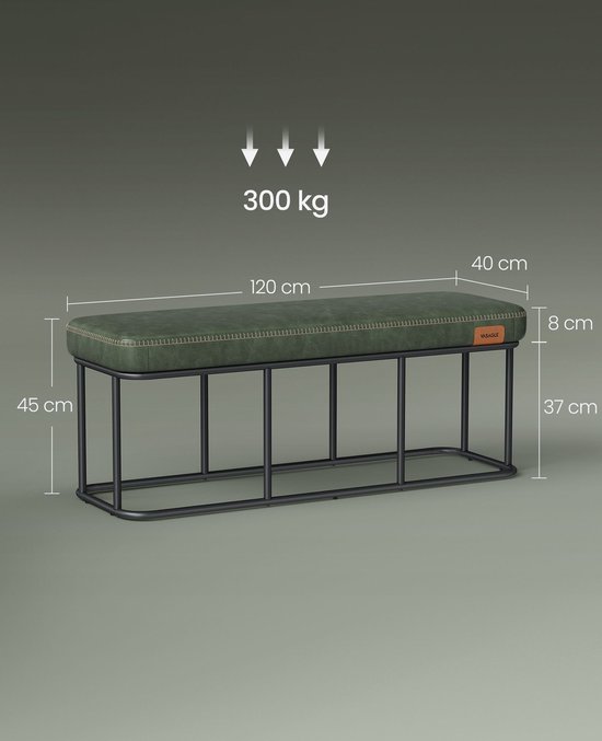 Luxe gestoffeerde slaapkamerbank – 300 kg draagvermogen – foto 5