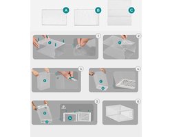 Stapelbare Transparante Schoenopbergboxen - Set van 12 Stuks – foto 3