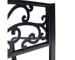 Elegante Gietijzeren Tuinbank met Sierlijk Design - 3-zits – foto 4