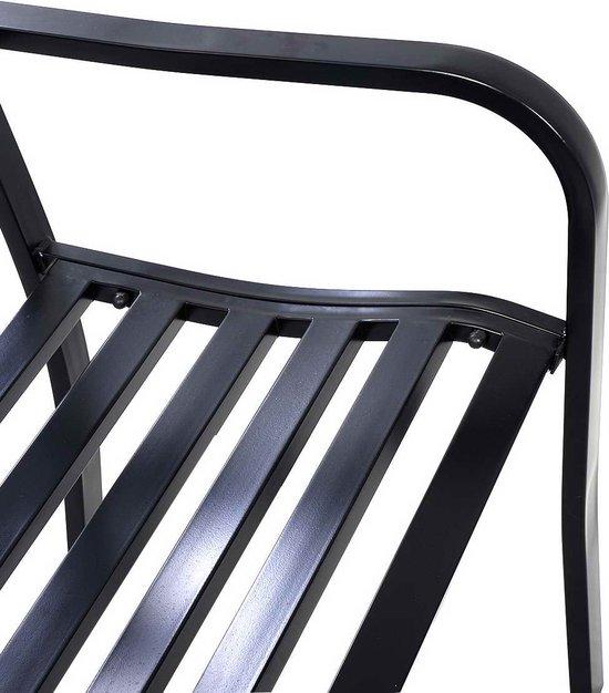 Elegante Gietijzeren Tuinbank met Sierlijk Design - 3-zits – foto 5
