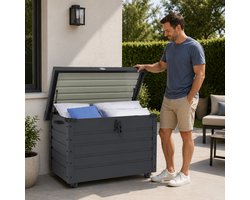 Grote Opbergbox voor Tuin en Terras - Weerbestendig & Verrijdbaar – foto 6