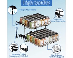 Uittrekbaar Kruidenrek - Efficiënte Opberger voor Keukenkasten – foto 6