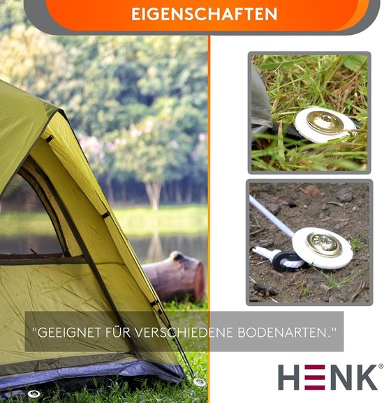 Complete Campingset: 18 Universele Grondankers met Bit en Sluitringen – foto 1