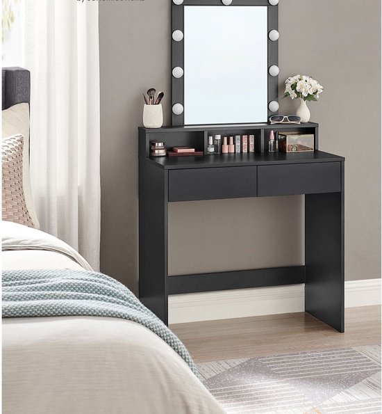 Luxe Make-uptafel met LED-Verlichting en Ruime Opbergruimte - 120 cm – foto 1