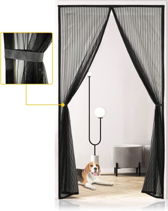 Magnetisch Vliegengordijn voor Deuren - 100 x 210 cm – foto 1