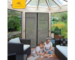 Magnetisch Vliegengordijn voor Deuren - 100 x 210 cm – foto 3