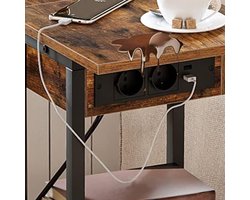 Flexibele Bijzettafel met Oplaadstation en Opbergruimte – foto 6