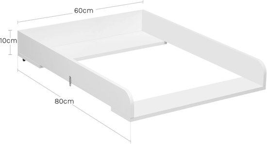 Comfortabel Verschoningsopzetstuk voor Commode - Wit – foto 4