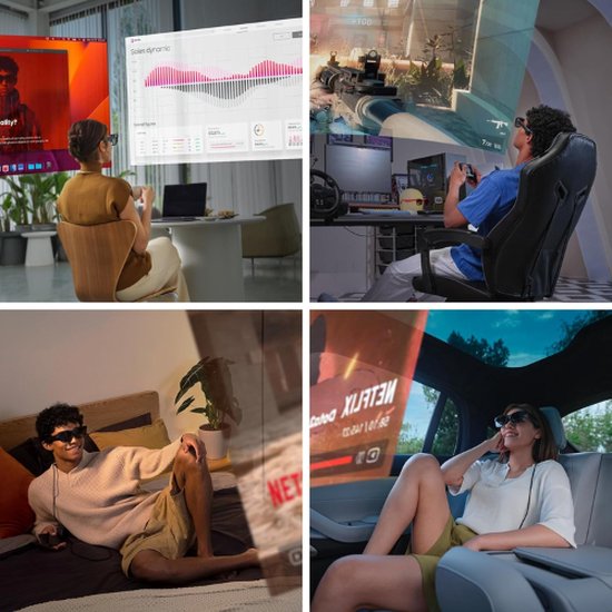 Geavanceerde Smart Glasses - Draagbaar Display tot 330 inch – foto 4