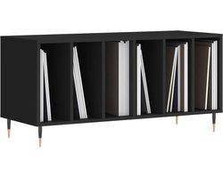 Stijlvolle Platenspeler Kast voor uw Vinylcollectie - Zwart – foto 2