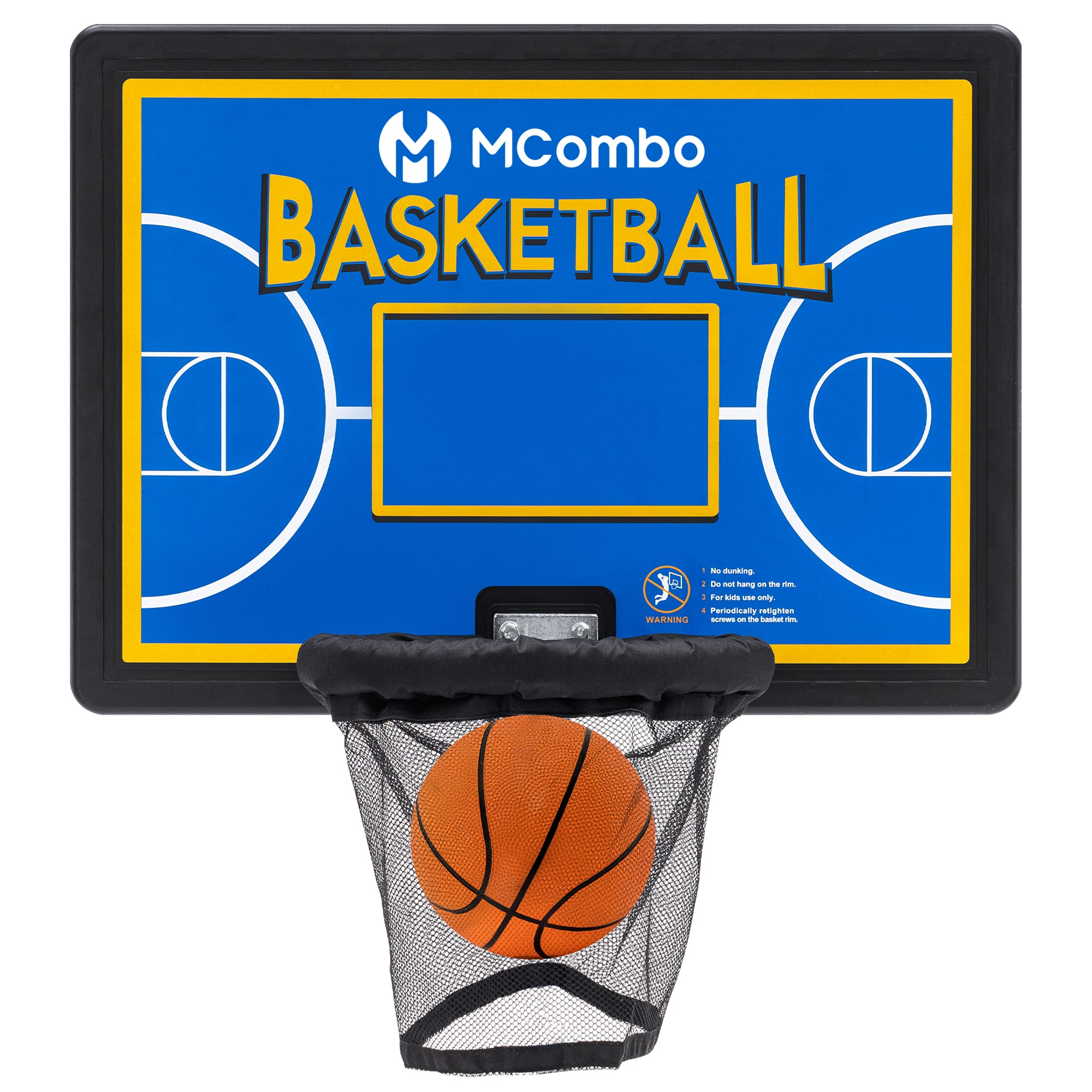 Trampoline basketbalring set BH07 - blauw/rood – foto 16
