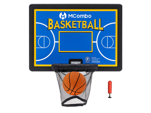 Trampoline basketbalring set BH07 - blauw/rood – foto 17