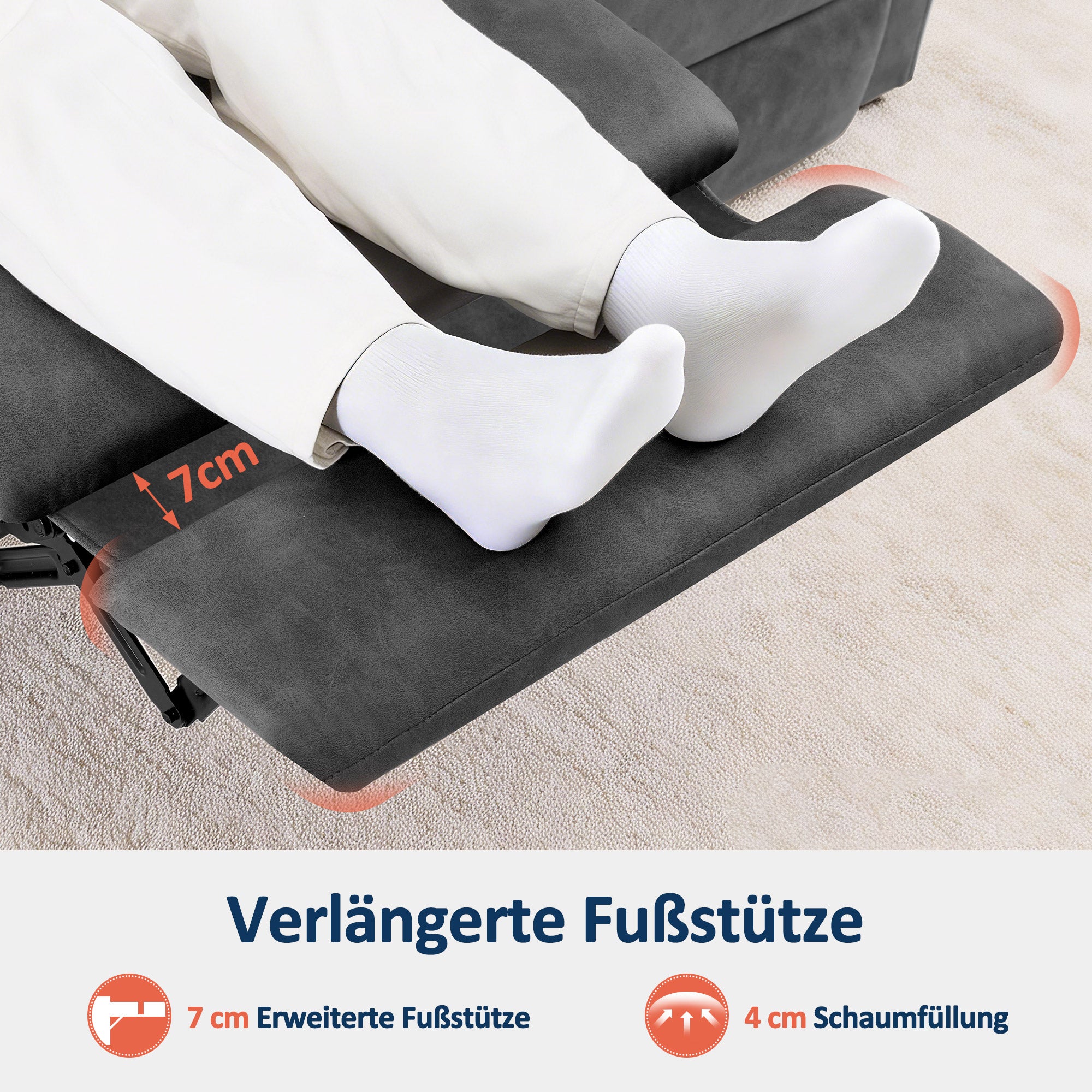 2-zits elektrische relaxfauteuil, 155° Zero-Gravity-bioscoopstoel met inklapbare tafel – foto 8