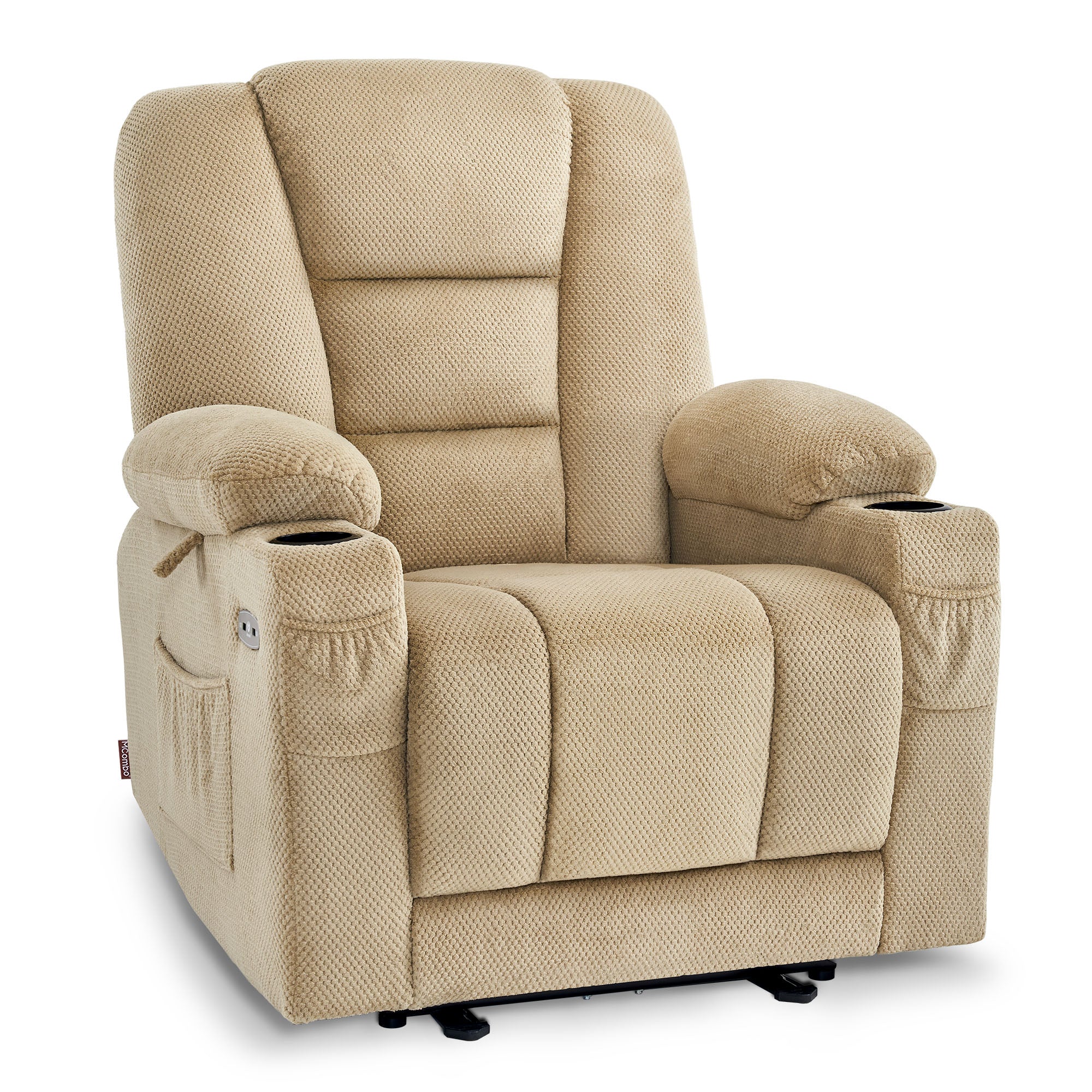 Elektrische Relaxfauteuil met Massage & Warmtefunctie, USB & Bekerhouder – foto 18