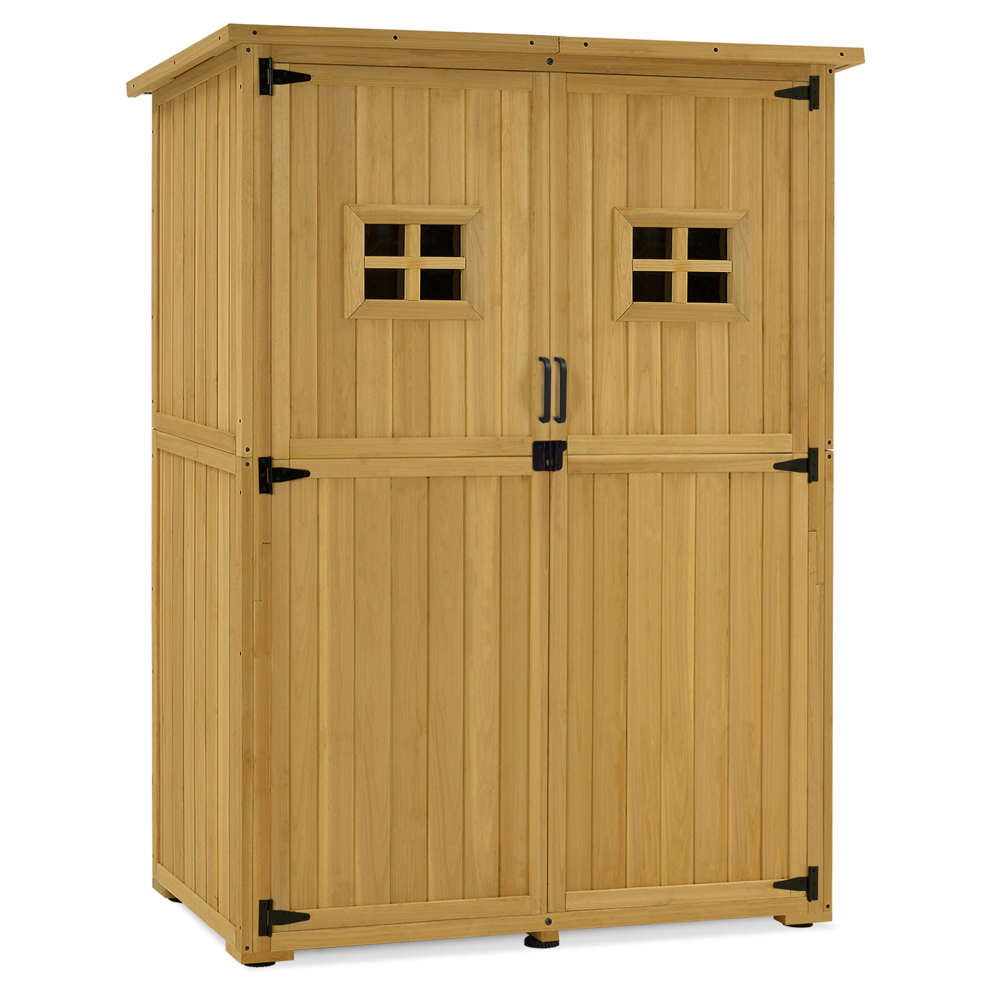 Tuinkast hout, weerbestendig, tuinhuisje klein, buiten, 59x127x168 cm, 0912-F – foto 1