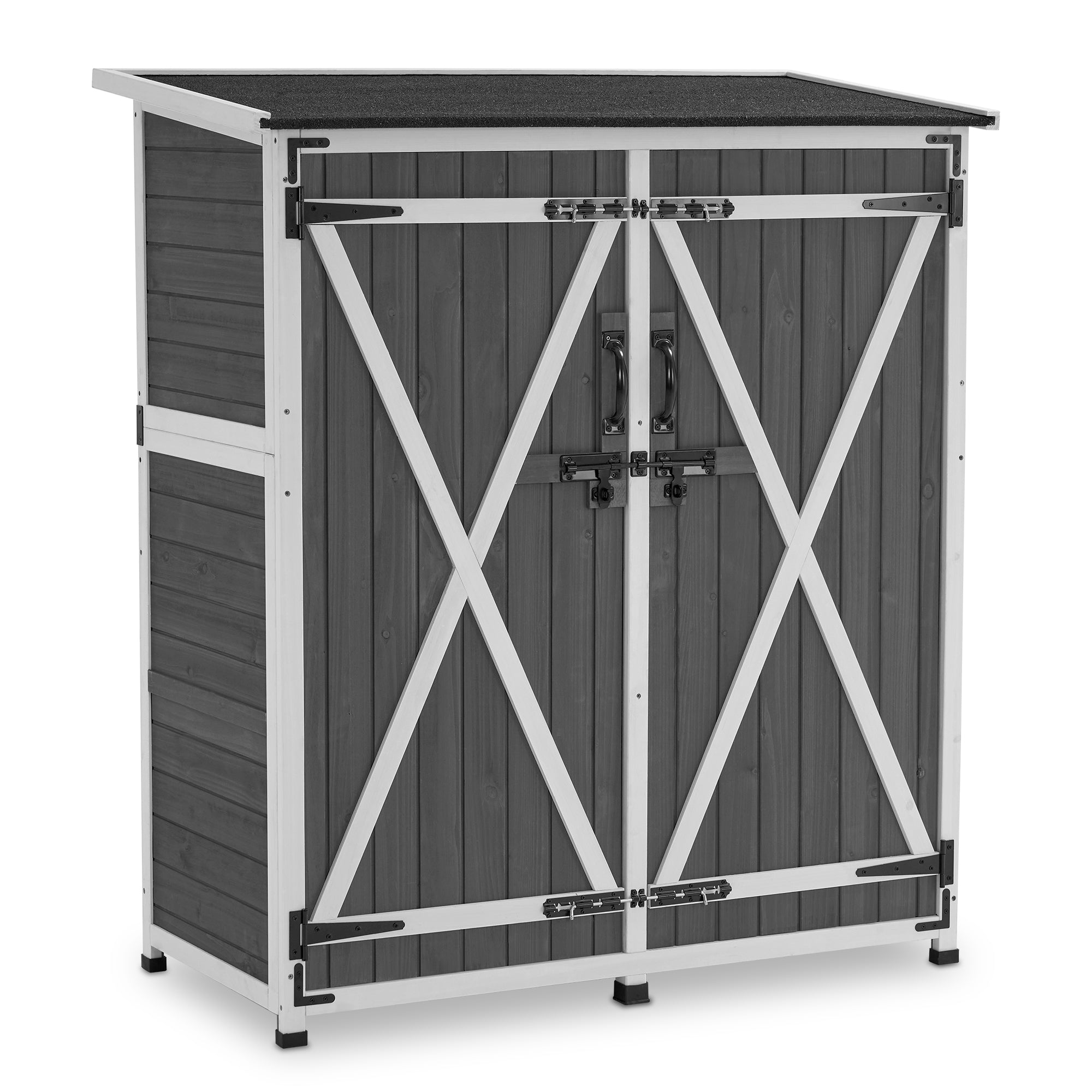 Houten Gartenschrank, weerbestendig, klein tuinhuisje, voor buiten, balkon & terras – foto 9