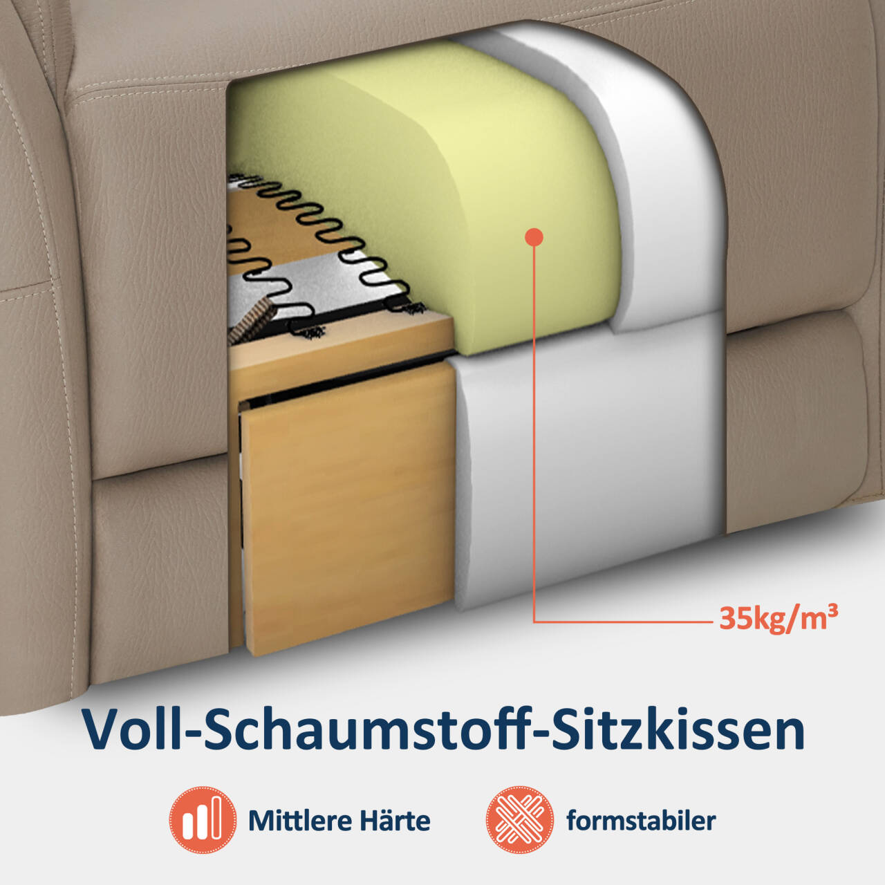 Elektrische relax-/massagestoel, wandnah, USB/Type-C, lendenkussen, 7063 – foto 5