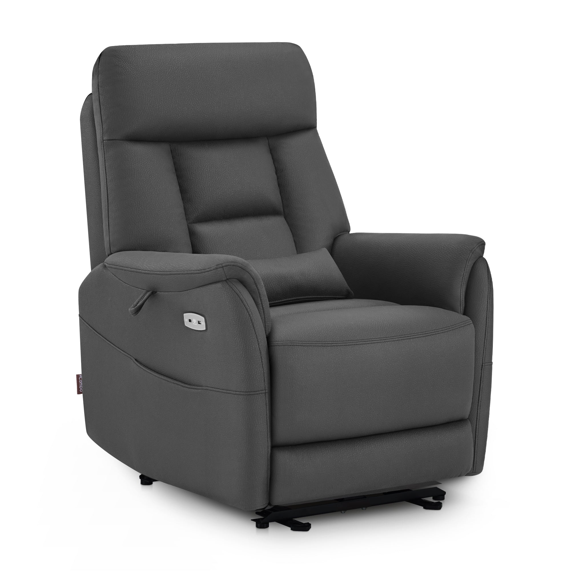 Elektrische relax-/massagestoel, wandnah, USB/Type-C, lendenkussen, 7063 – foto 9