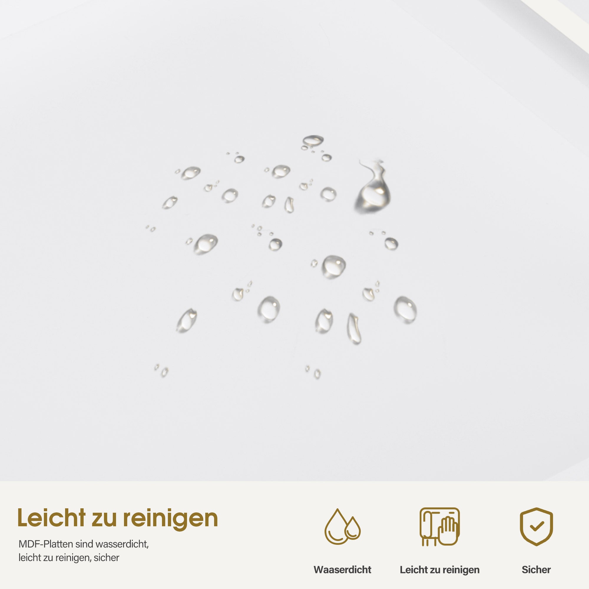 Serveerwagen op wielen, wit, 3 planken, multifunctioneel, 44,5x40x87cm, 0045 – foto 7