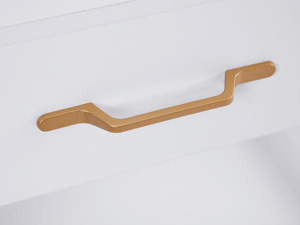 Serveerwagen met wielen & lades, Kapperstrolley Wit, 2 planken, 35x48x80.5cm – foto 8