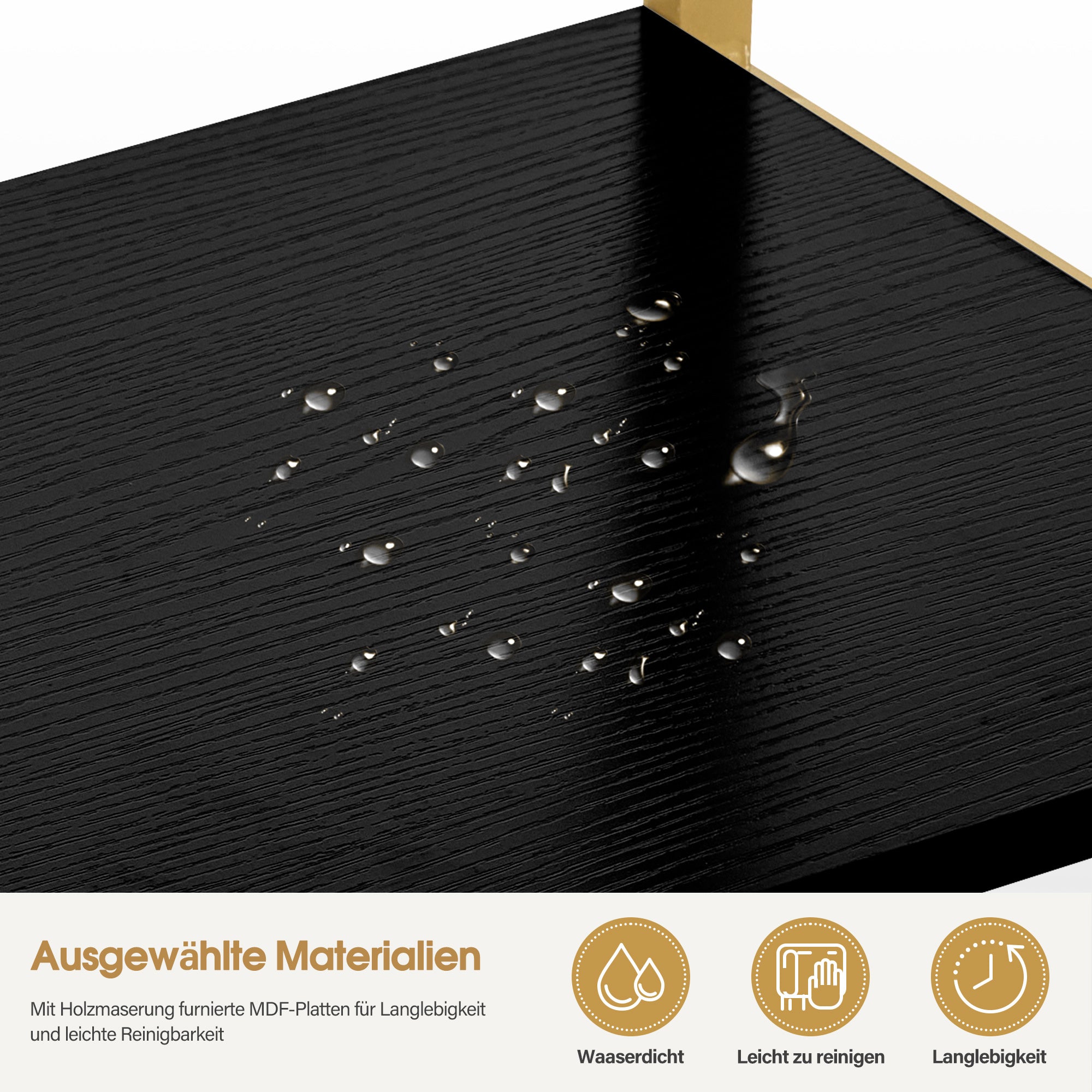Boekenkast Goud - 5 Niveaus, Industriële Stijl met Metalen Frame, 30x80x180cm – foto 14