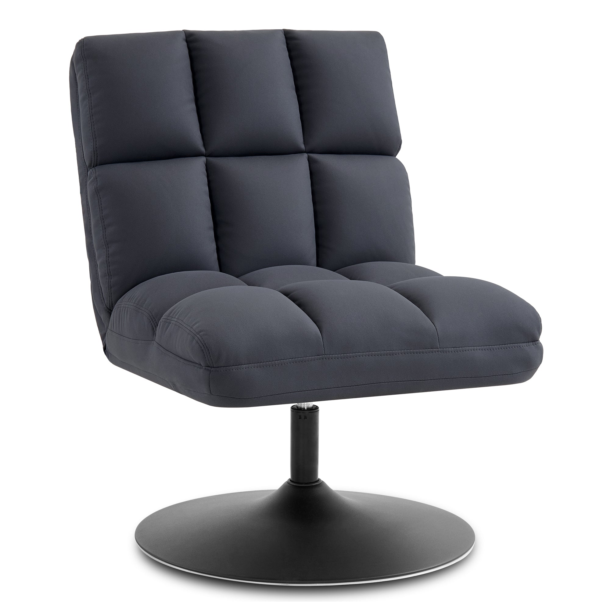 Moderne Draaibare Cocktail Loungestoel voor Woon- & Slaapkamer, Microfiber Stof – foto 1