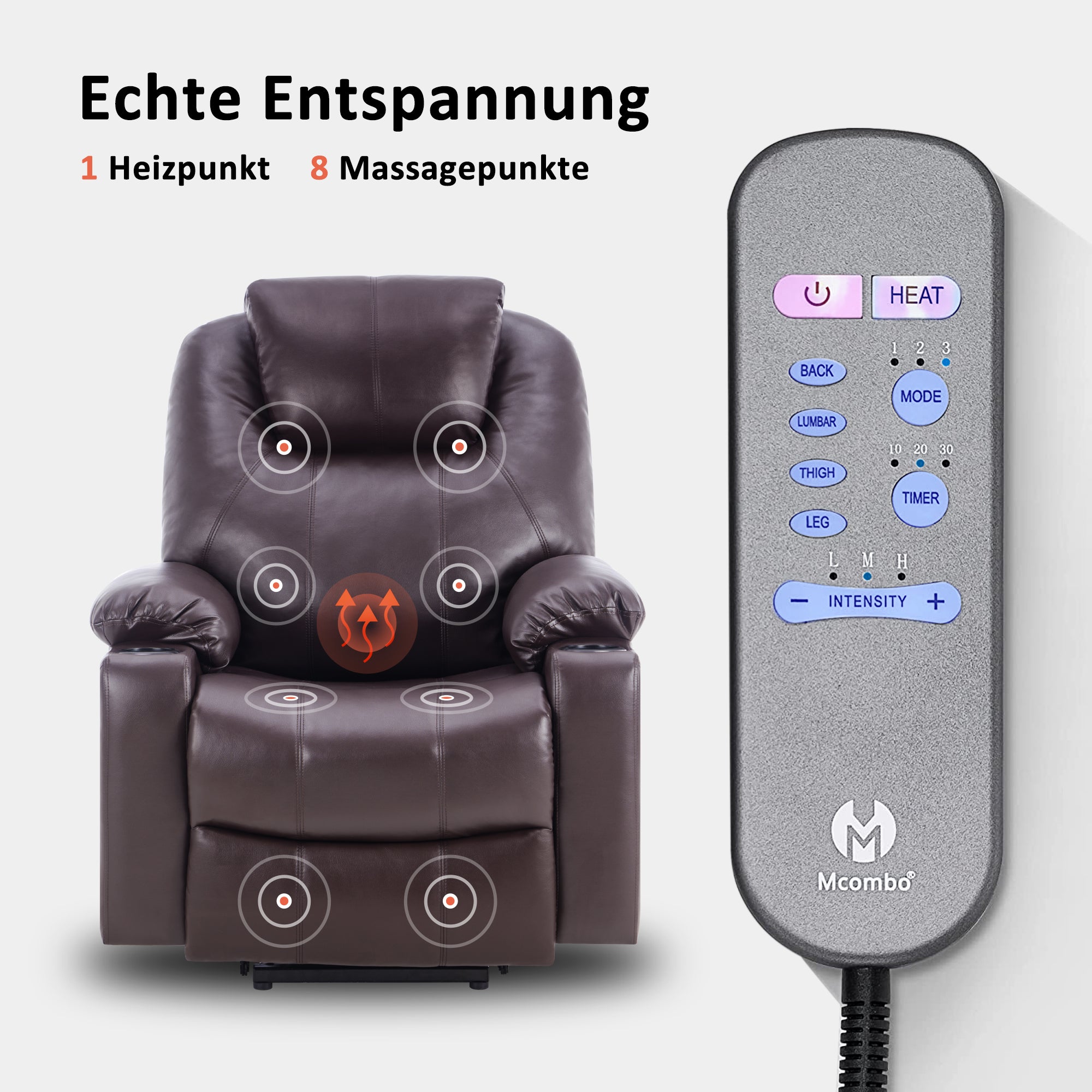 MCombo 7040 poltrona relax elettrica alzapersona – foto 19