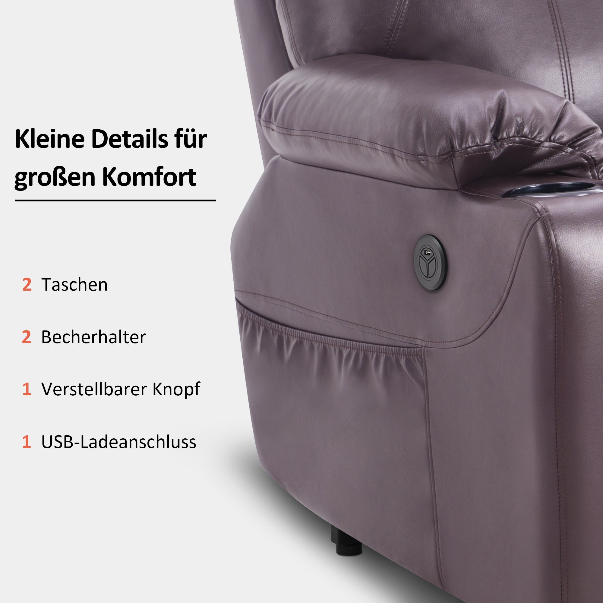 MCombo 7040 poltrona relax elettrica alzapersona – foto 20