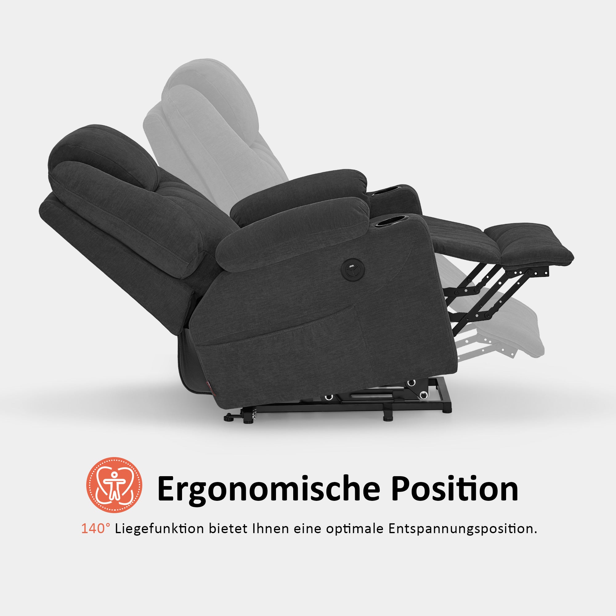 MCombo 7040 poltrona relax elettrica alzapersona – foto 36