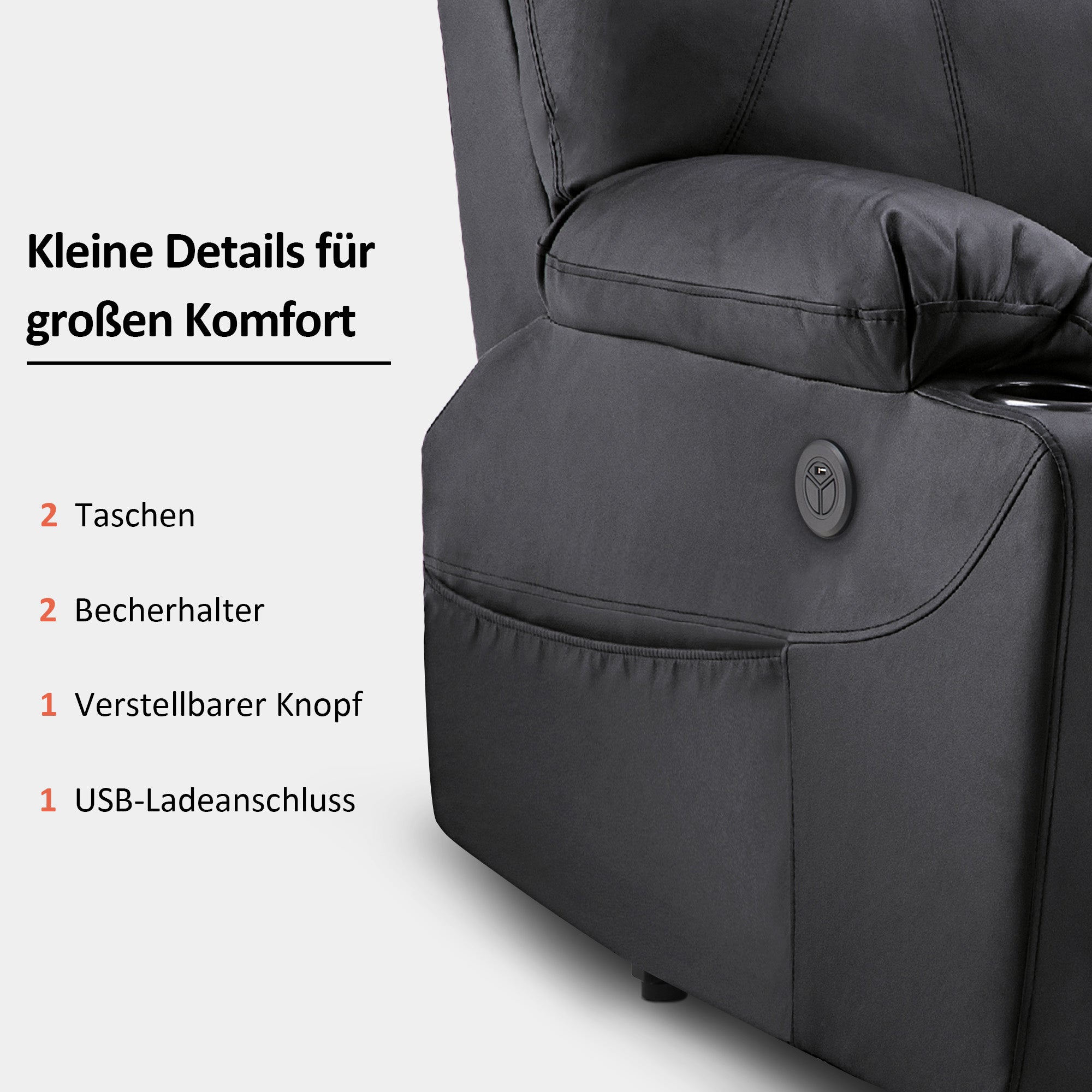 MCombo 7040 poltrona relax elettrica alzapersona – foto 6