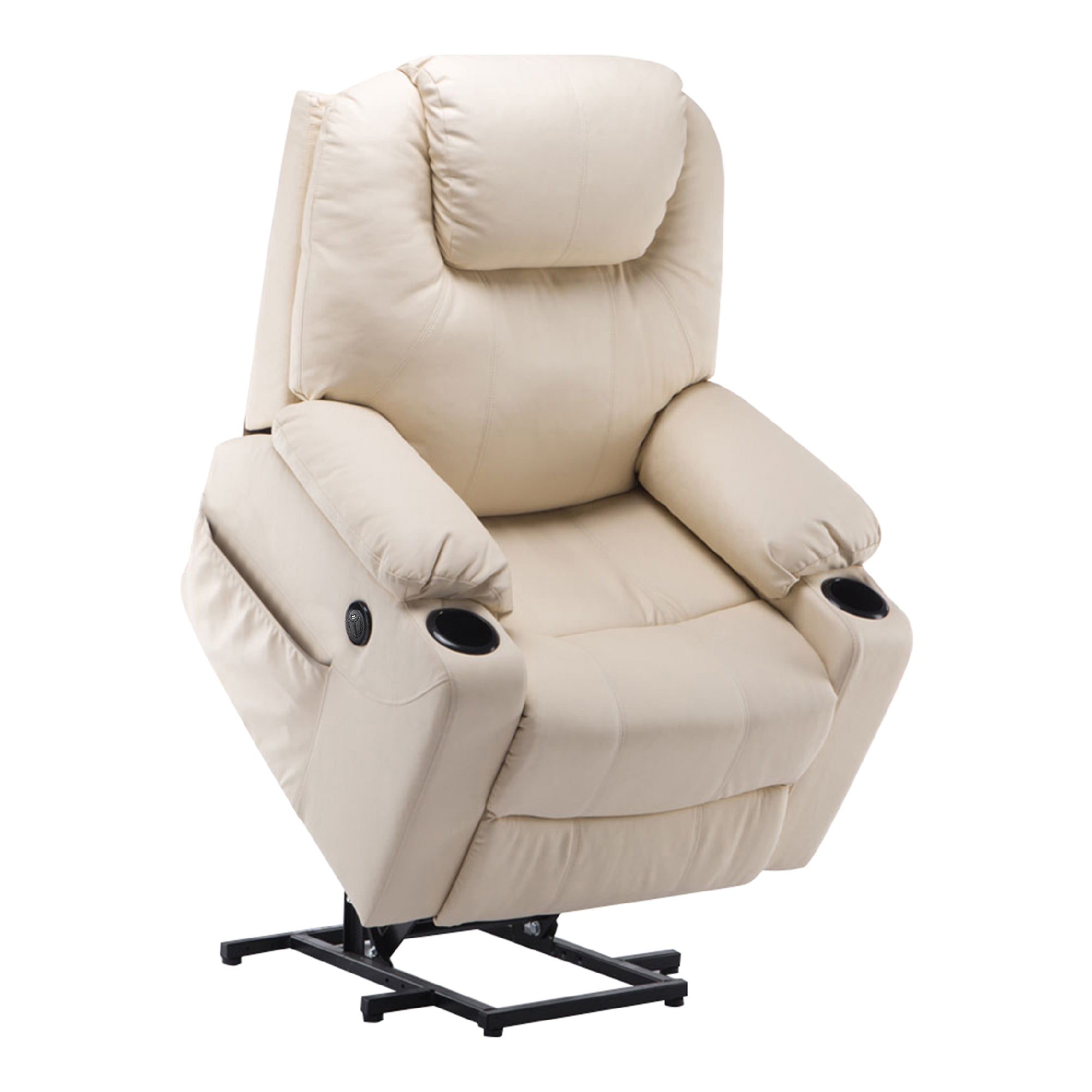 MCombo 7040 sta-op stoel crème-wit kunstleer