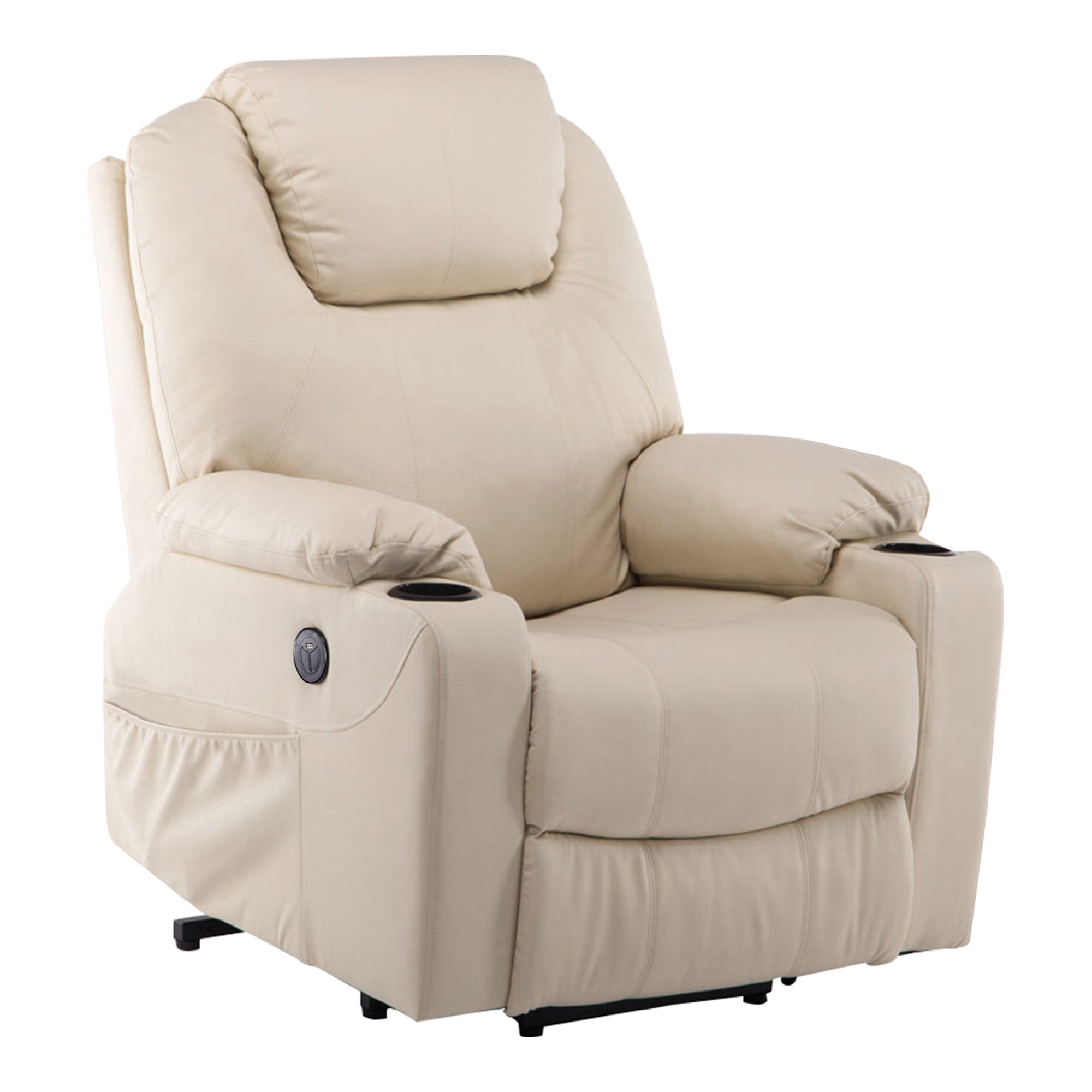 MCombo 7040 sta-op stoel crème-wit kunstleer