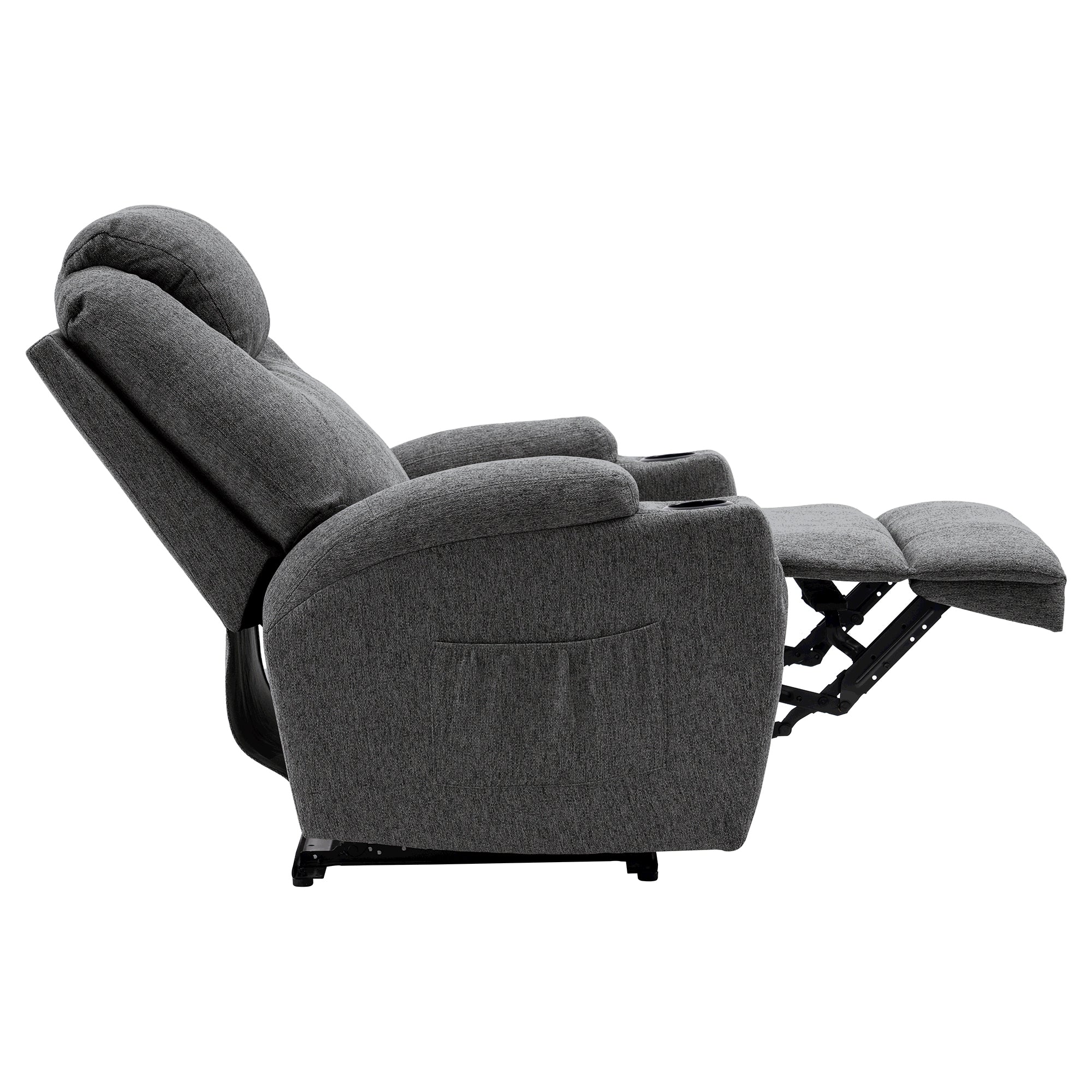 Elektrische Relaxfauteuil Massagestoel TV-stoel Ligfunctie Vibratie Verwarming 7061 – foto 37