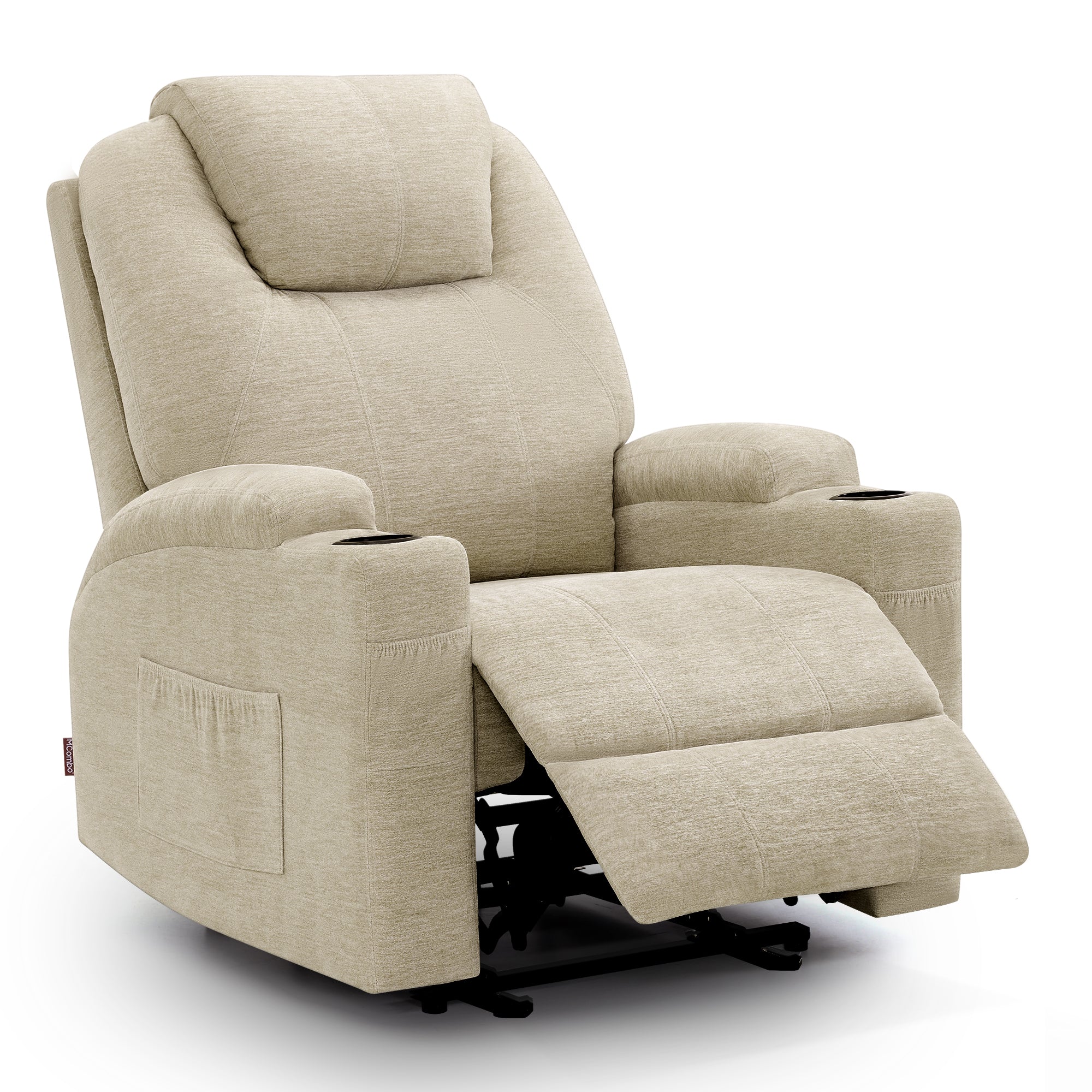 Elektrische Relaxfauteuil Massagestoel TV-stoel Ligfunctie Vibratie Verwarming 7061 – foto 43