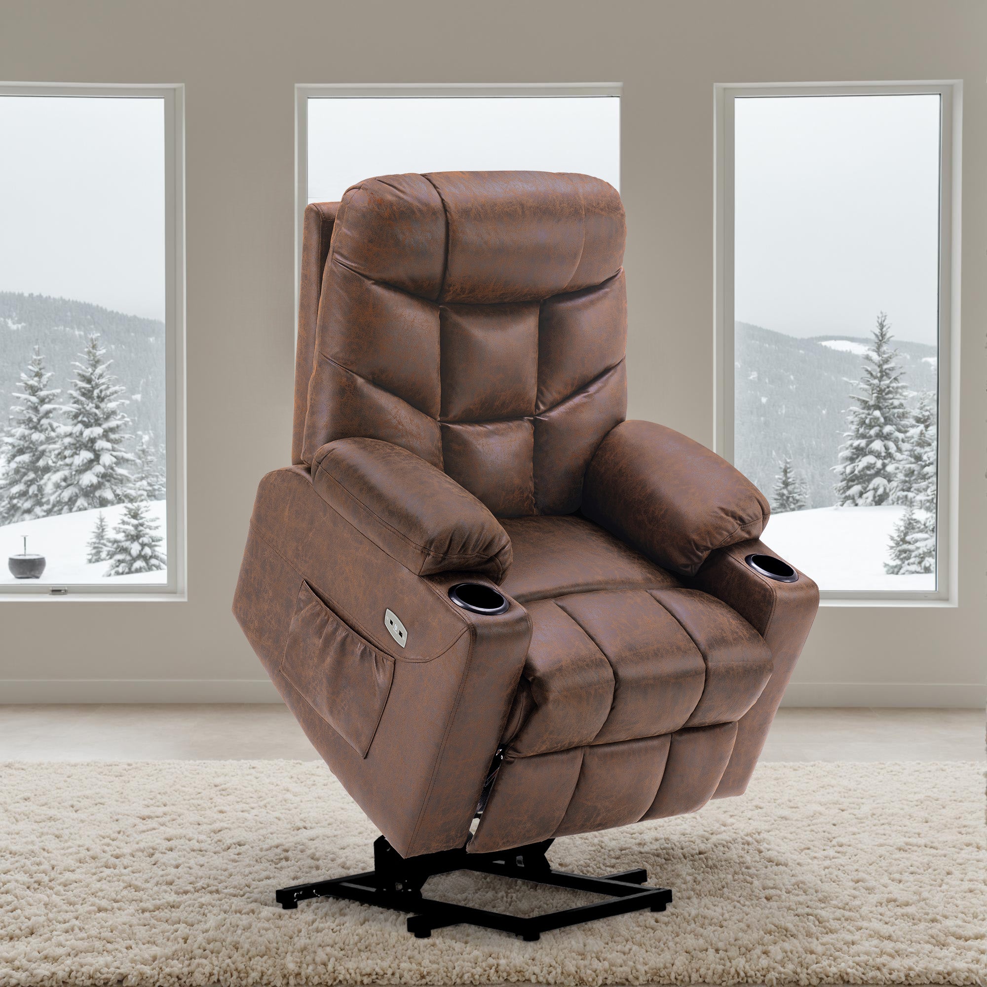elektrische relaxfauteuil met sta-op hulp en USB 7286 – foto 2