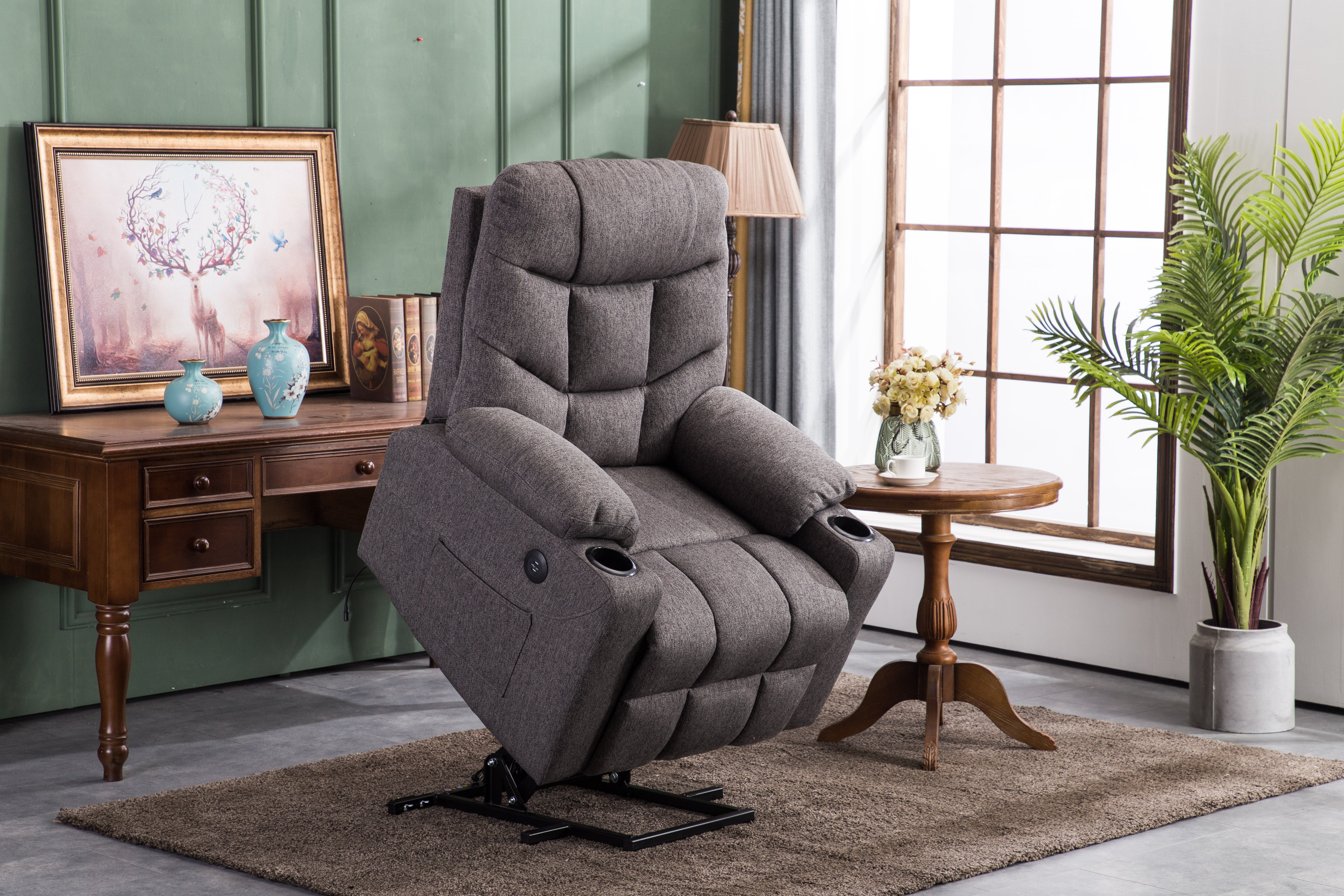 elektrische relaxfauteuil met sta-op hulp en USB 7286 – foto 10
