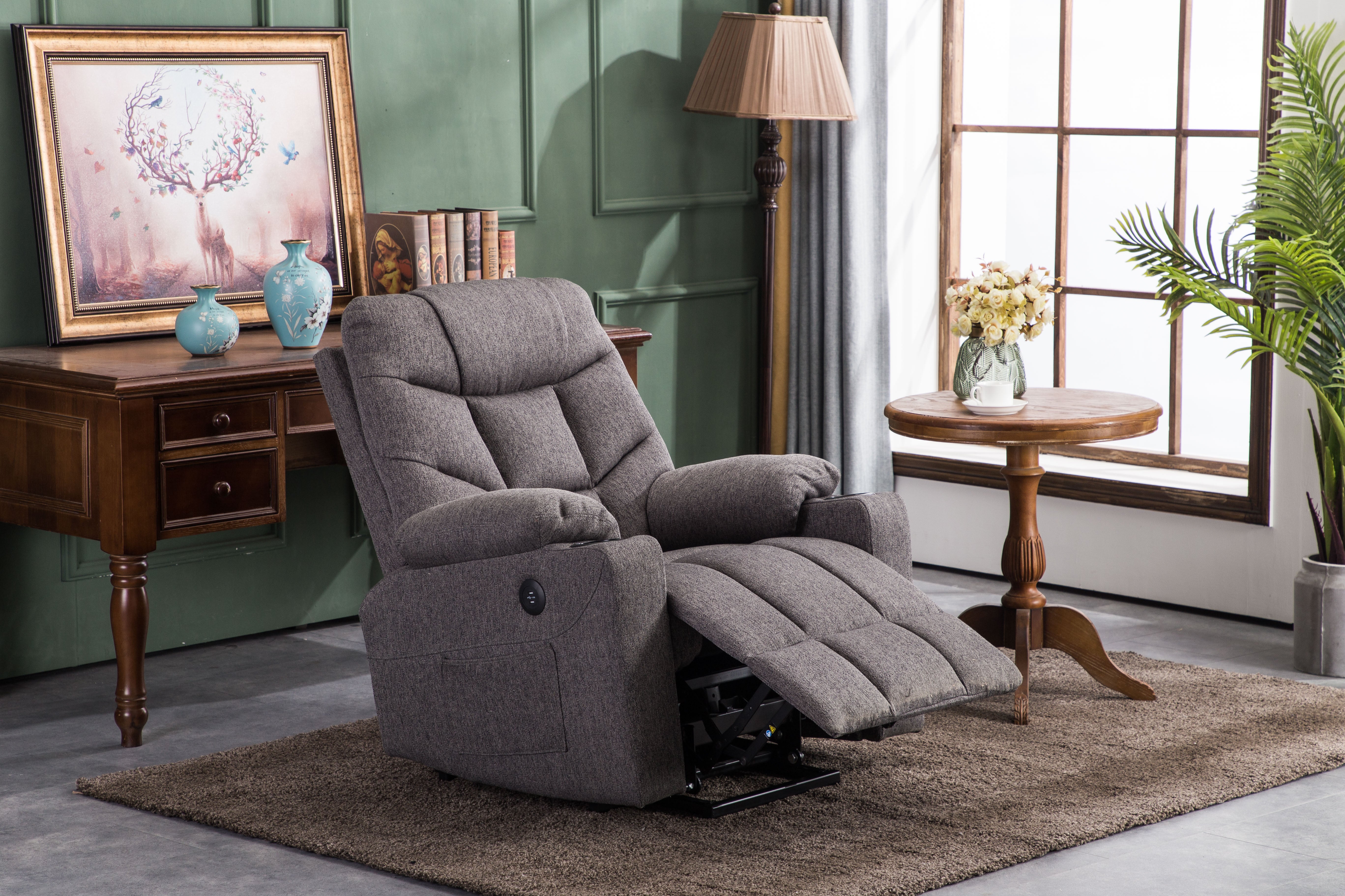elektrische relaxfauteuil met sta-op hulp en USB 7286 – foto 15