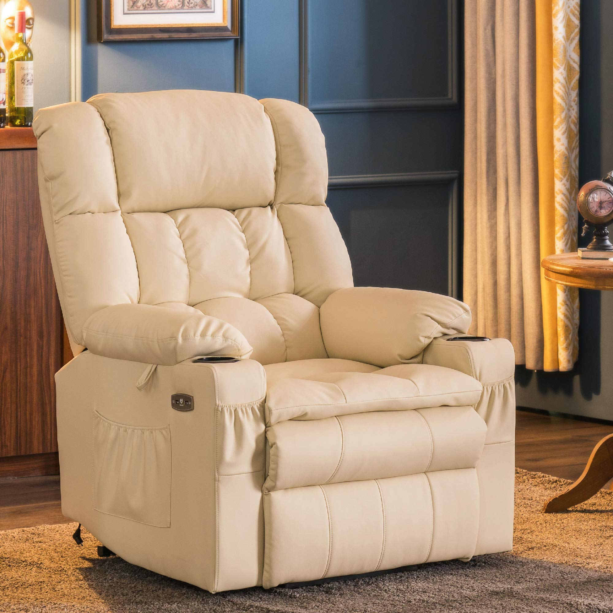 Elektrische Sta-op Relaxfauteuil 7546, 3 Motoren, USB, Tot 165° Ligstand – foto 2
