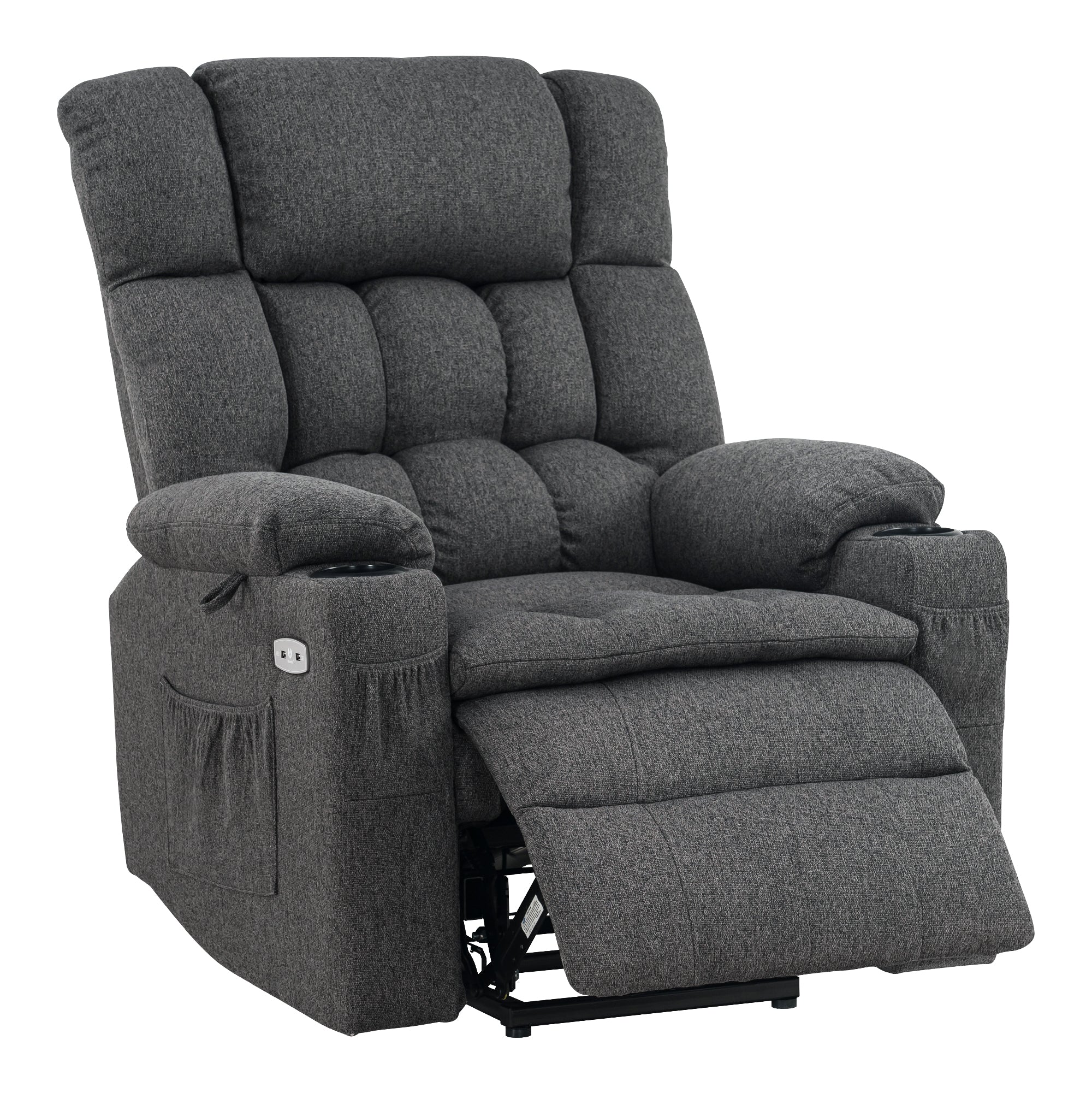 Elektrische Sta-op Relaxfauteuil 7546, 3 Motoren, USB, Tot 165° Ligstand – foto 18