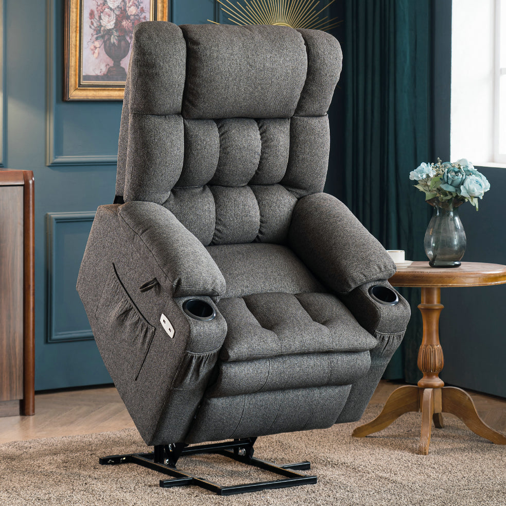 Elektrische Sta-op Relaxfauteuil 7546, 3 Motoren, USB, Tot 165° Ligstand – foto 19