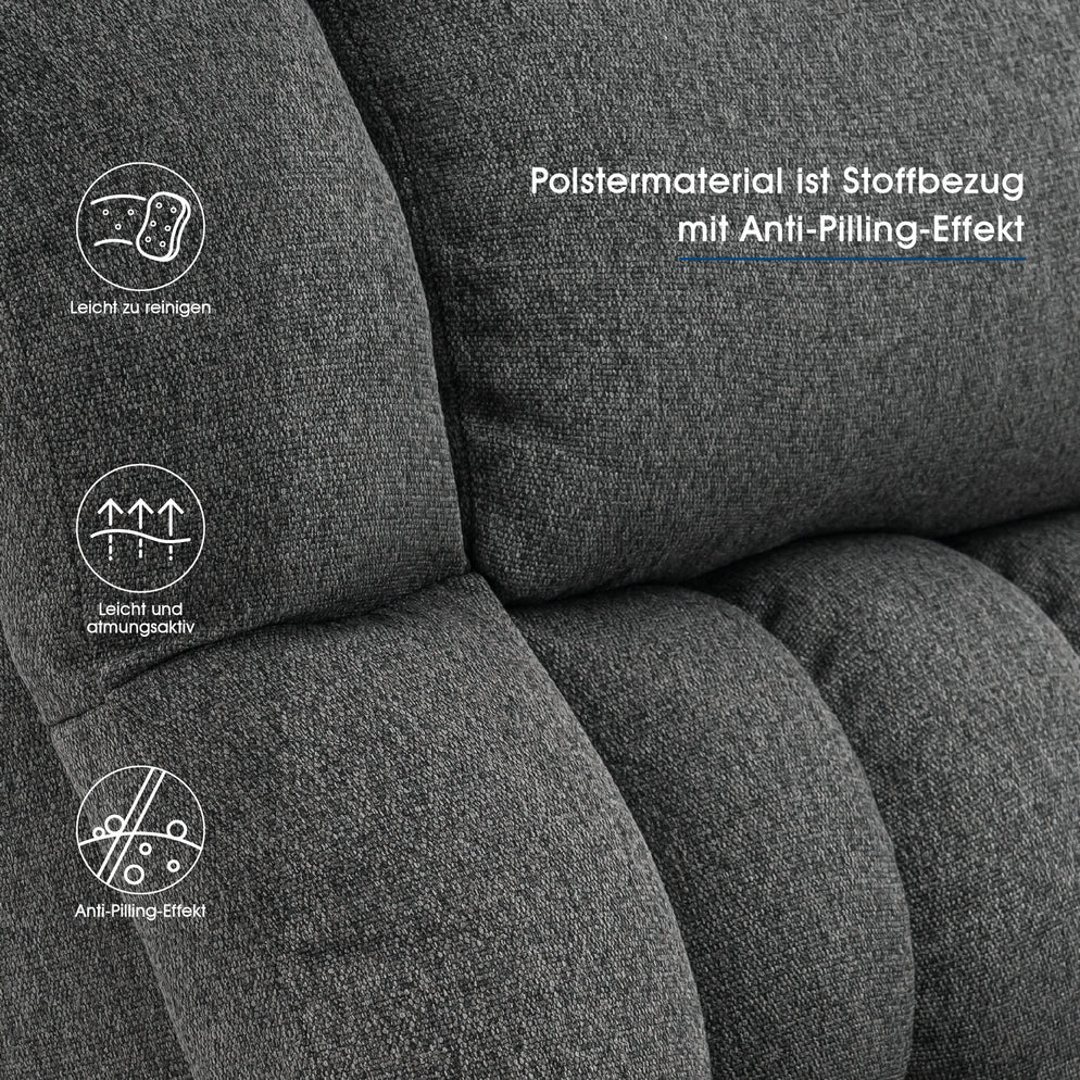 Elektrische Sta-op Relaxfauteuil 7546, 3 Motoren, USB, Tot 165° Ligstand – foto 23